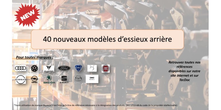 MISE A JOUR CATALOGUE TRAINS ARRIERE 2025